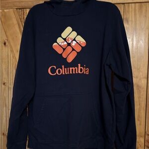 Columbia Dark Blue Sweatshirt with Bold Logo